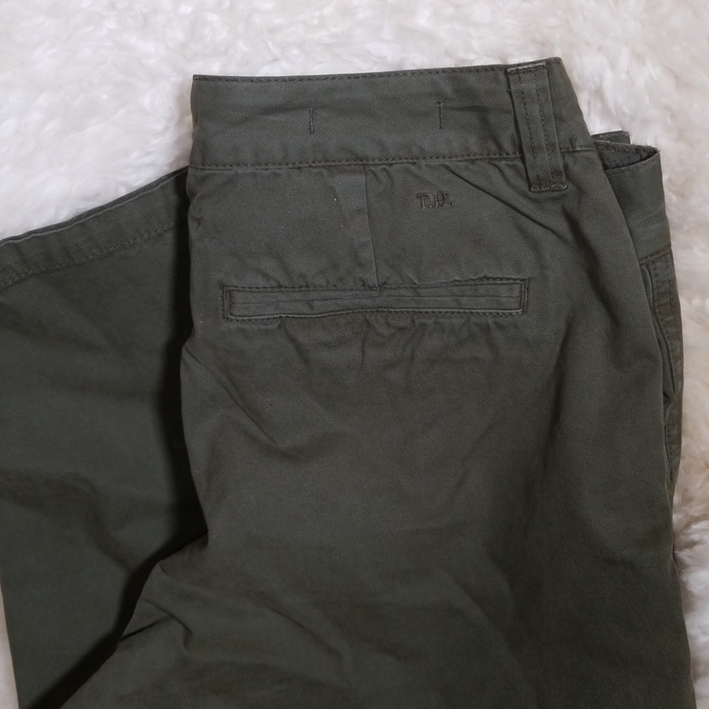 Tommy Hilfiger womens Olive Wide Leg Pants Size: 8 - Picture 3 of 5